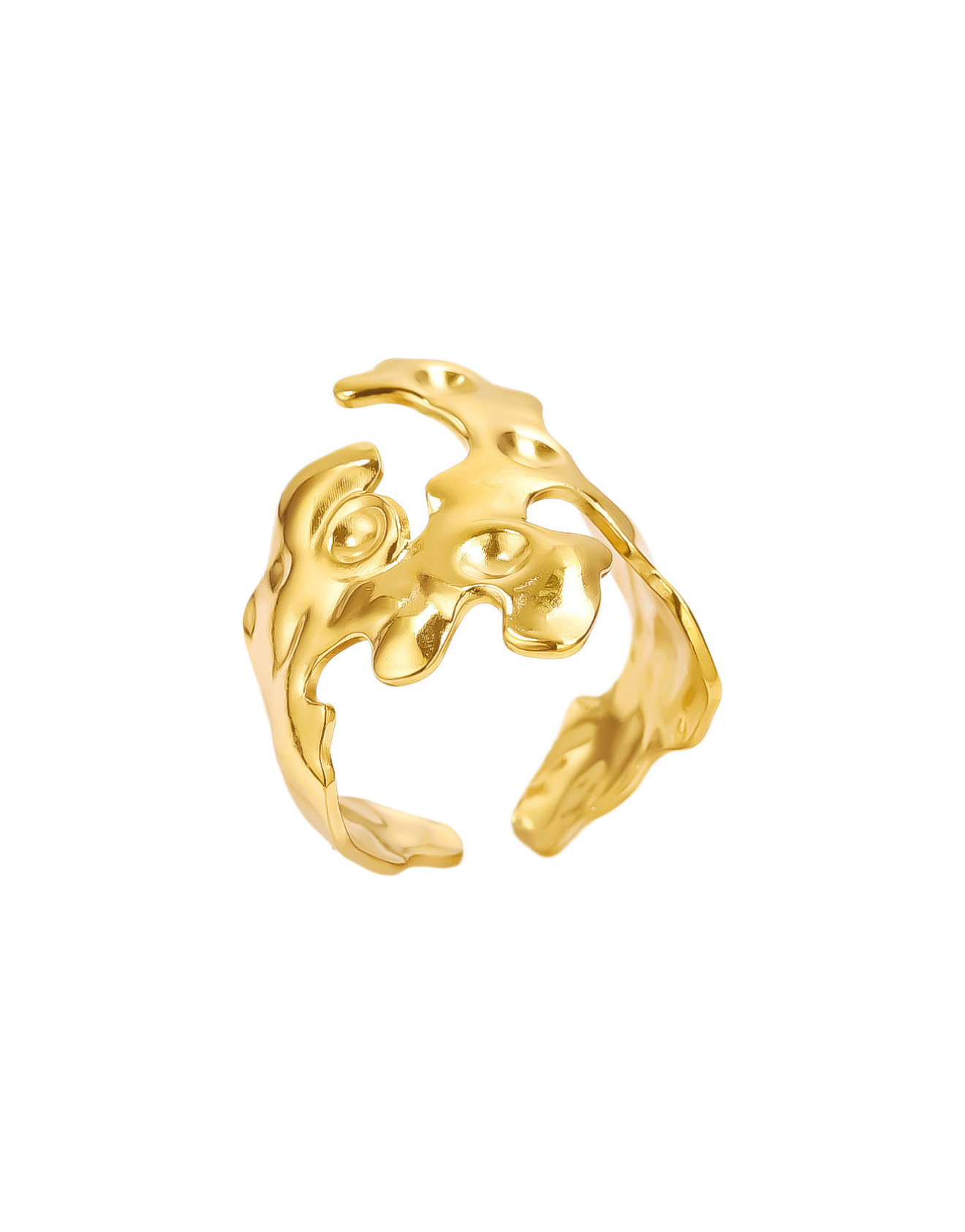 Vessel Ring Gold